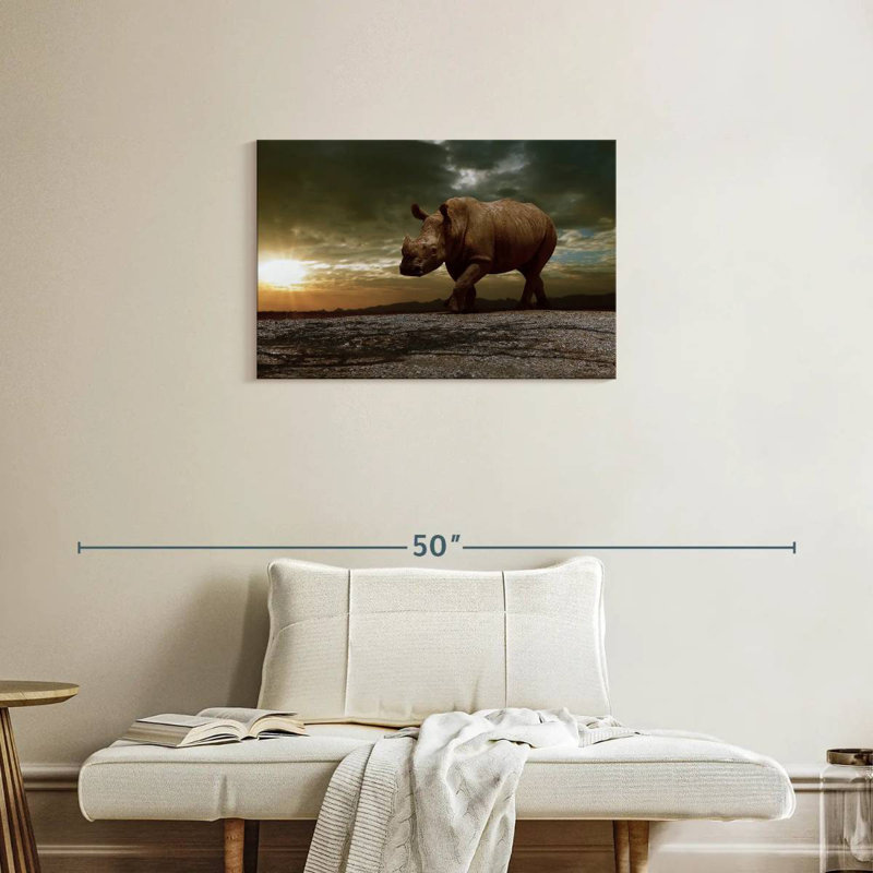 African Safari Brampt, 20" H x 30" W