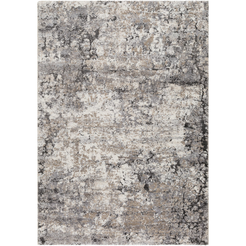 Medved Abstract Indoor Rug, Rectangle 4'3" x 5'7"