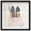 Oliver Gal Blush Walk Revisited Fashion - Diamond Dust Shadowbox Framed Wall Art-1392362218-1392362196