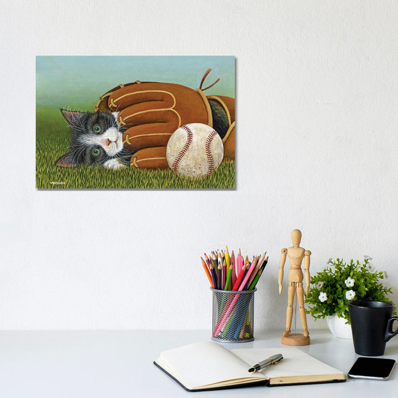 Bj Washam 1 Piece Wrapped Canvas Painting, 20.32 cm H x 30.48 cm W