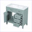 Ensemble de meuble-lavabo moderne avec lavabo et tiroirs-102527758