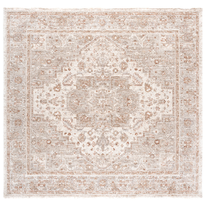 Kendal Performance Oriental Indoor Rug, Square 6'7"