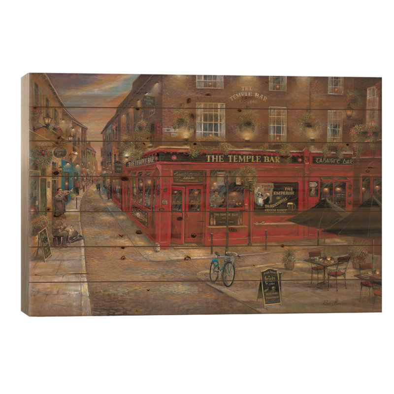 The Temple Bar, L 26 po x H 18 po