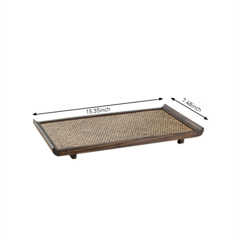 Plateau en bois Rohnan, H 1 po x l 15,35 po x P 7,48 po