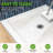 36" x 36" Diamond Shape Acrylic Corner Shower Base with Center Drain 2 Sided Tile Flange Low Threshold White