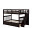 Lit superposé avec tiroirs et escaliers, structure de lit superposé avec tablettes de rangement, lit superposé en bois-1885070645