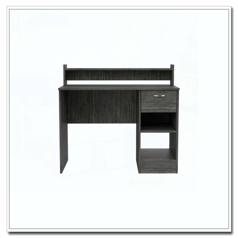 Portland 2-Shelf 1-Drawer Writing Desk Smokey Oak