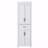 70.8" Freestanding Bathroom Vanity, Modern Elegant Design, 4 Doors And 1 Drawer, Space-Saving Storage With Adjustable Shelves, Damping Hinge Doors, Durable Painted Finish