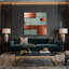 Minimalisme, art mural gris sur toile 65-208750594