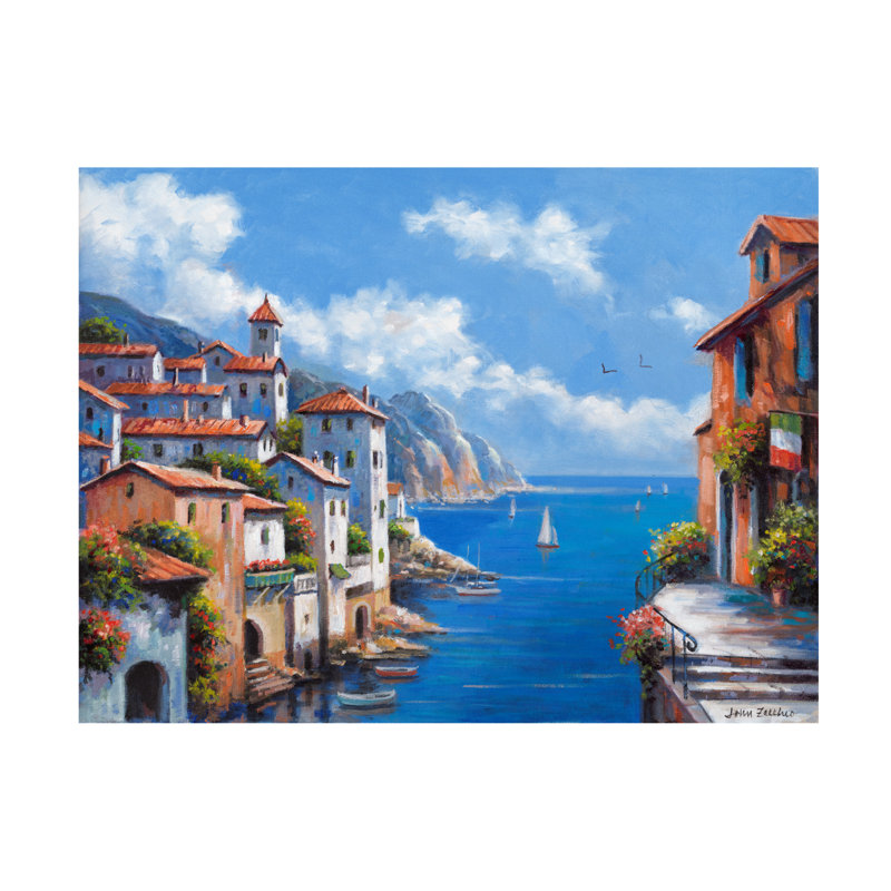 Art sur toile, John Zaccheo Vista Italiano, H 18 po x l 24 po