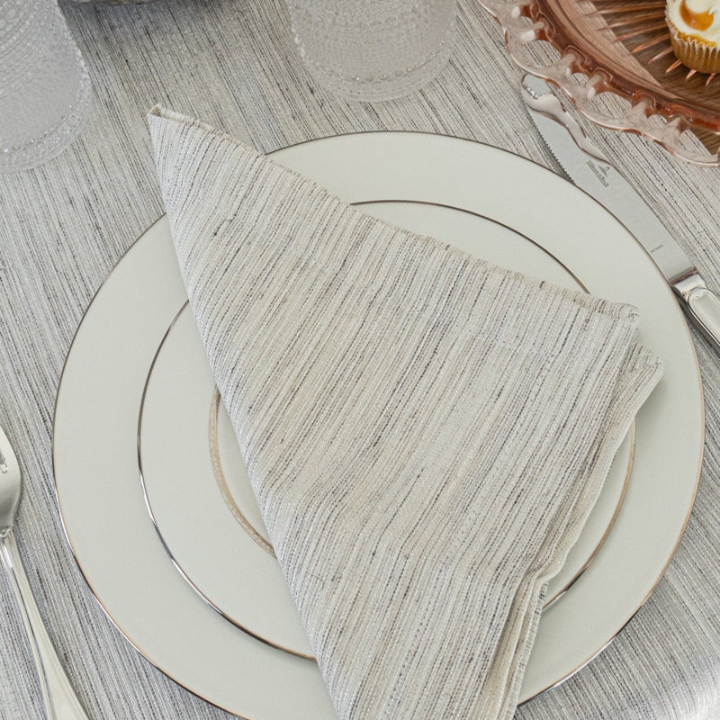 Chamonix Cotton Blend No Pattern Square Napkin