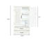 Armoire de rangement blanche Accent