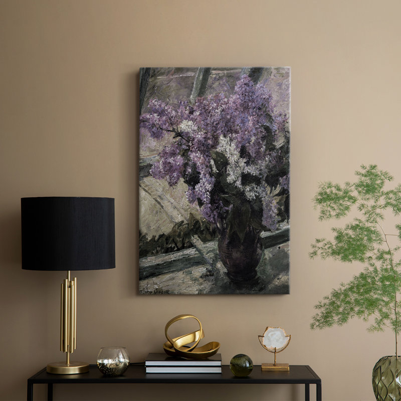 Motif floral rétro CCLxx - galerie Cavas, H 60 po x l 40 po