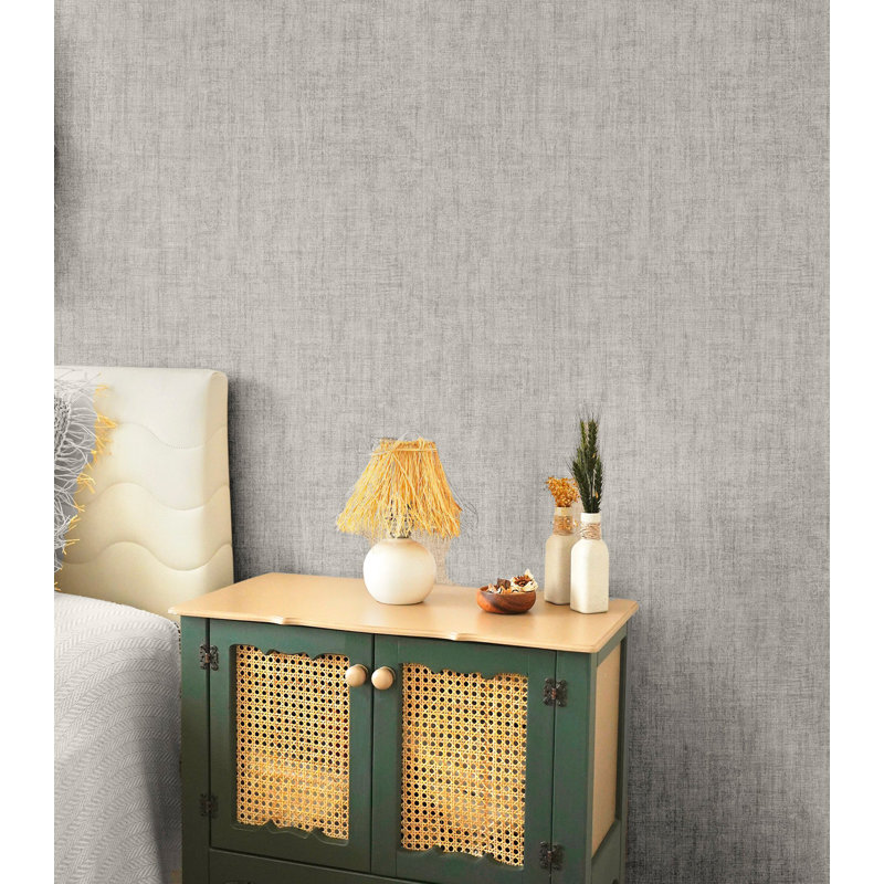 Structura 10.05m x 53cm Matte Wallpaper Roll, Grey