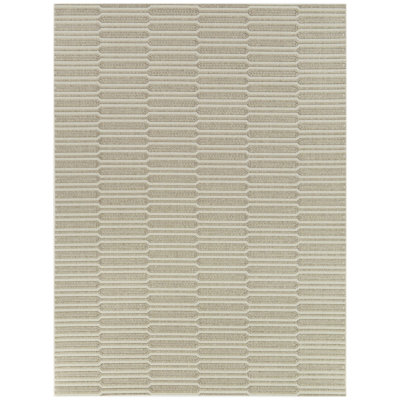 Tapis intérieur / extérieur ivoire Torkil