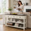Console multifonctionnelle avec tablettes et tiroirs - Style Mid-Century pour tout espace-1355808024-1355808030