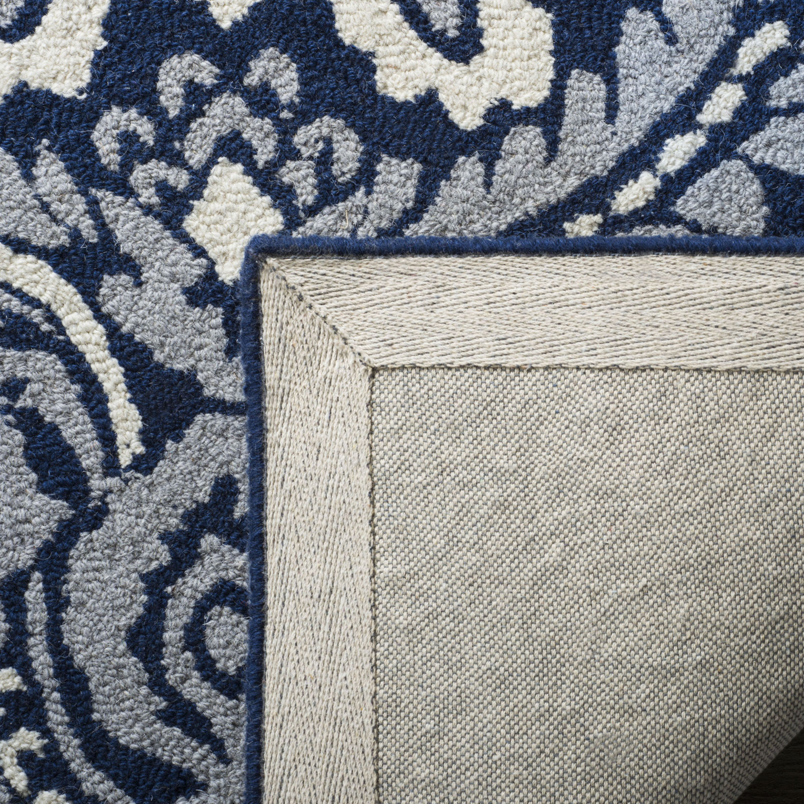 Tansy Handmade Wool Rug, Rectangle 3' x 5'