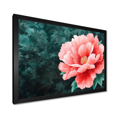 Pivoine rose d'été en pleine floraison II - impression d'art mural pivoine