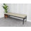 Avon Rx Healthcare Waiting Reception 3 Seat Bench Metal Frame 650 LB Capacity