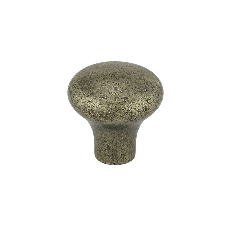 Poignée champignon Inspiration, Bronze étain, H 1,38 po x l 1,38 po x P 1,26 po