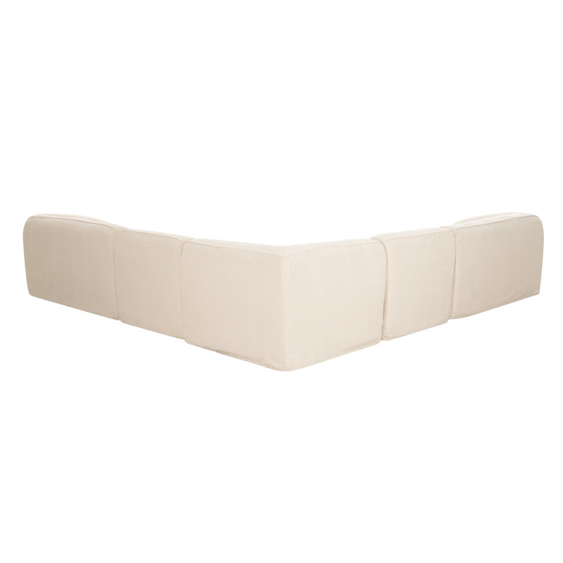 Canapé modulaire Classic L, Toile crème crème