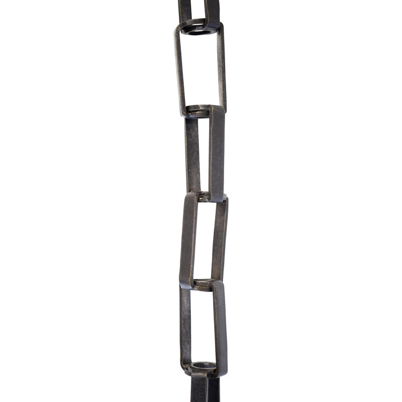 Chaîne à maillons soudés, Nickel poli, 36”H x 0.79”W x 0.08”D