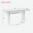Elegant Console Table With Geometric Silhouette-2062450172