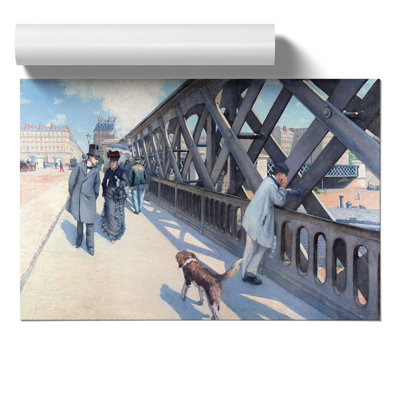Le Pont De Leurope by Gustave Caillebotte - No Frame Painting
