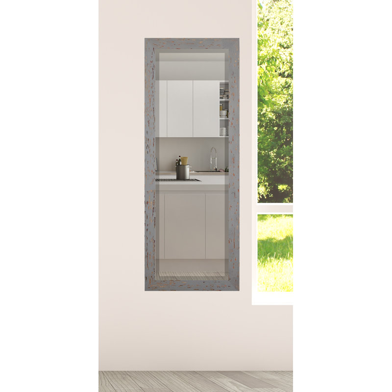 Miroir pleine grandeur Renegar, H 59 po x l 20 po, Gris/rouge