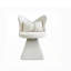 Élégant fauteuil de coiffeuse pivotant avec dossier papillon, tabouret de maquillage confortable pour la chambre à coucher et le salon, mobilier d'appoint durable et élégant-868371631
