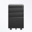Merline File Cabinet, White File Cabinet, Metal File Cabinet, With 3 Drawer-1569746650