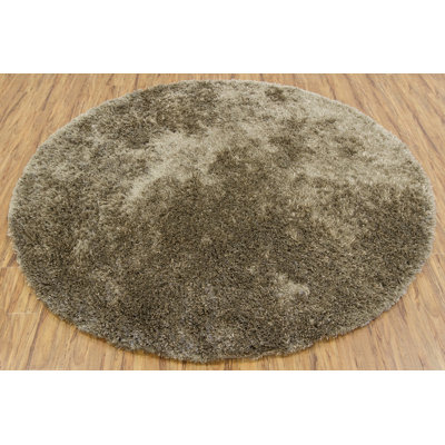 Dior Hand Loomed Modern Area Rug in Taupe