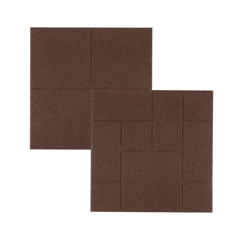 GroundSmart 24-in Dual-Sided Paver 50pk Pallet, Brown