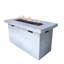 Foyer de table d'extérieur au propane en béton renforcé de fibres H 25 po x l 42 po