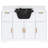 Shampoo Sink with Storage Cabinet and Drawer, Backwash Shampoo Bowl with Sprayer for Barber Salon Shop-110652235