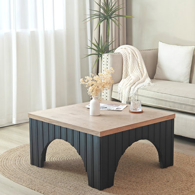 Square Coffee Table - Modern Farmhouse Style