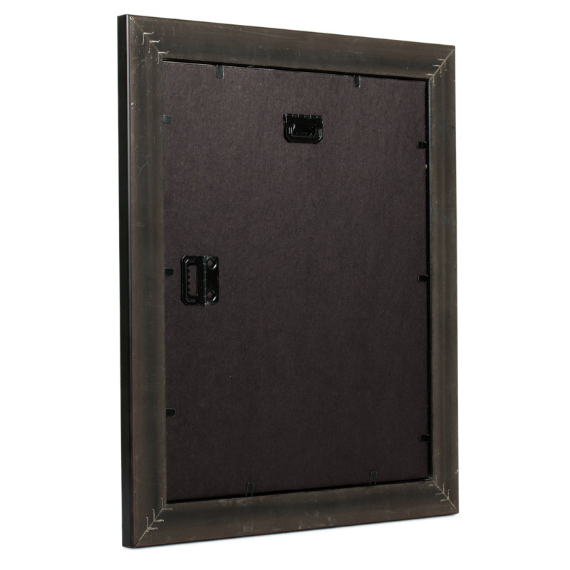 Cadre pour photo simple Wadley, Noir Érié, 12 po x 12 po, Harwich