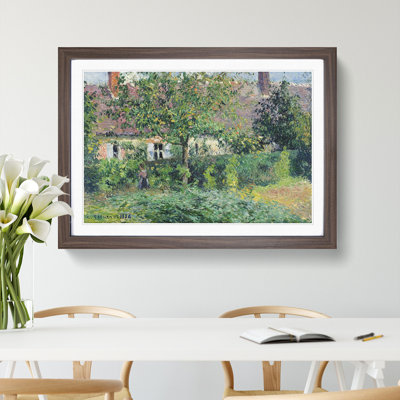 The Peasant House by Camille Pissarro - Picture Frame Painting