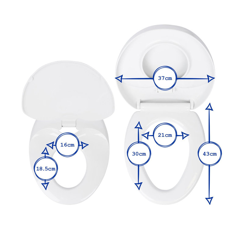 Family Elongated Standard Toilet Seat