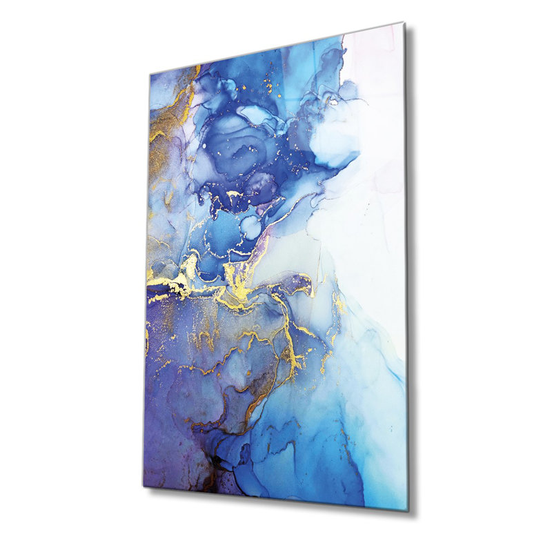 Elegant Decorative Tempered Glass Painting, 18.1 x 28.3 inches | 100% Tempered Glass, Thickness: 0.16 inches | Stunning Artwork for Home Décor, Living Room, & Office Spaces, Durable & Easy to Clean