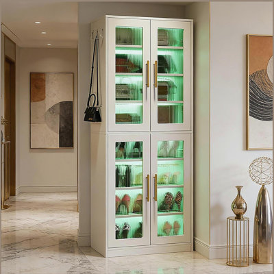 Armoire de style moderne, armoire à chaussures, armoire unique