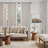 Linen Textured Farmhouse Semi Sheer Window Curtain,Back Tab Hooks Drapes,Pleated Heading Tape (Set of 2 With Hooks)-810861372-810861363