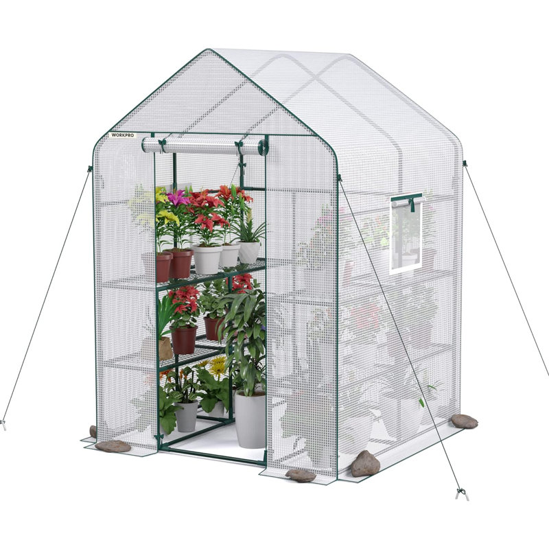 56'W x 56' D Mini Greenhouse