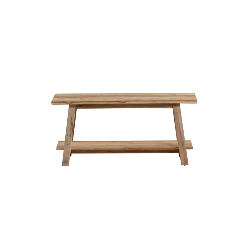 Safara Solid Wood Storage Bench, 22" H x 39" W x 13" D