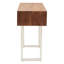 Grenkie 115cm Solid Wood Top Console Table