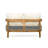 Marciniak Outdoor Wood & Rope Conversation Set