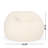 Kavel 3 Foot Rounded Bean Bag-962689753