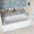 Streamline 60 in. x 30 in. Acrylic Right-Hand Drain Alcove Bathtub in Glossy White With External Drain-101699089