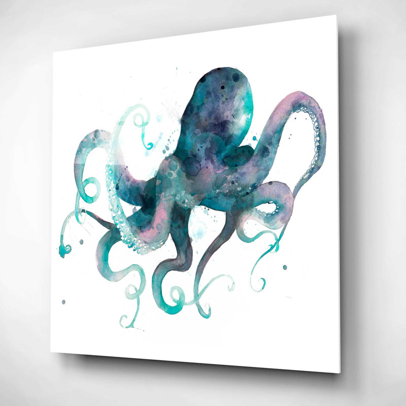 Tentacules II - peinture sans cadre, H 12 po x l 12 po x P 0,13 po