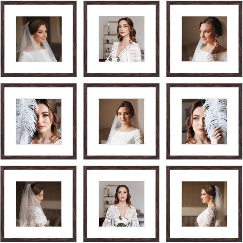 12x12 Picture Frames Set Of 9